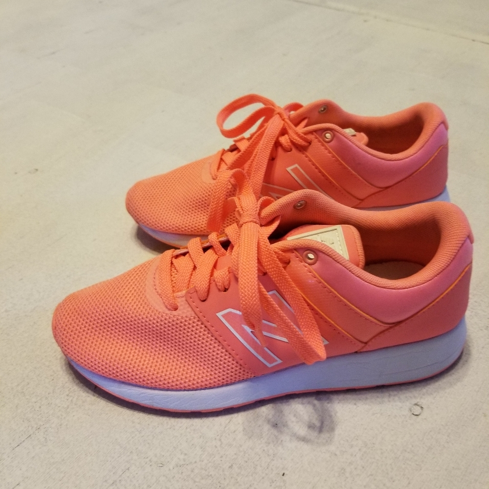 New Balance Bright Coral/Orange Athletic Shoes